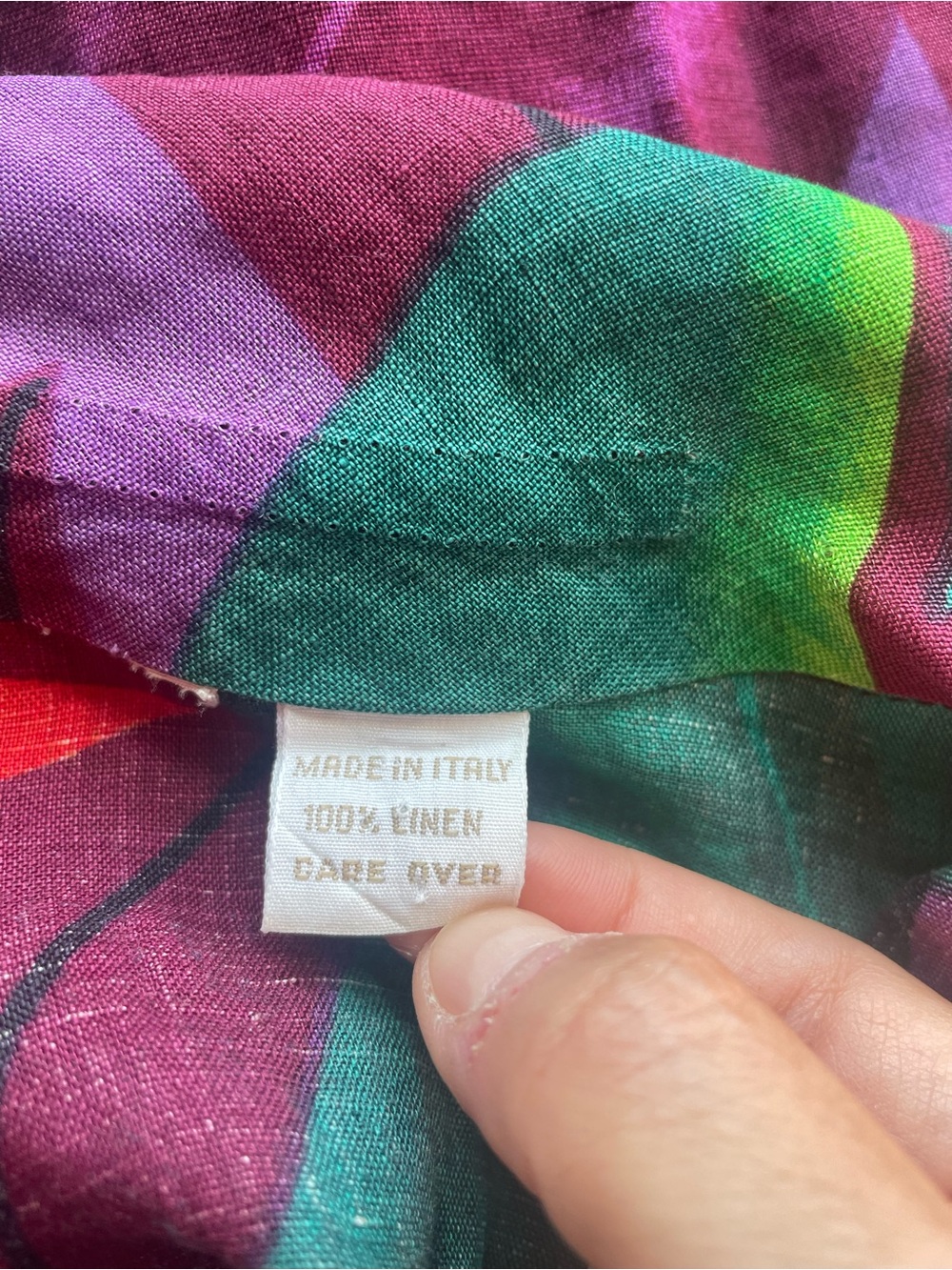 90s Italian linen dress - Picture 8 of 8